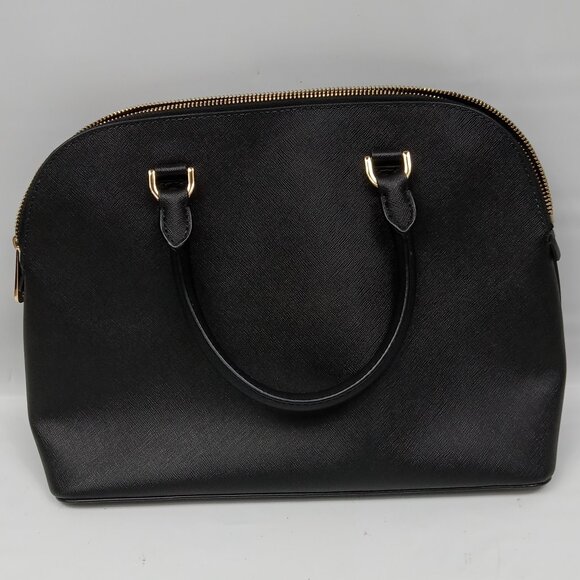 Michael Kors Cindy Medium Dome Satchel Black NO SHOULDER STRAP - Picture 3 of 10